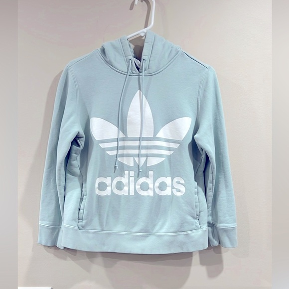 adidas Tops - 🔥Adidas Light Blue Hoodie🔥